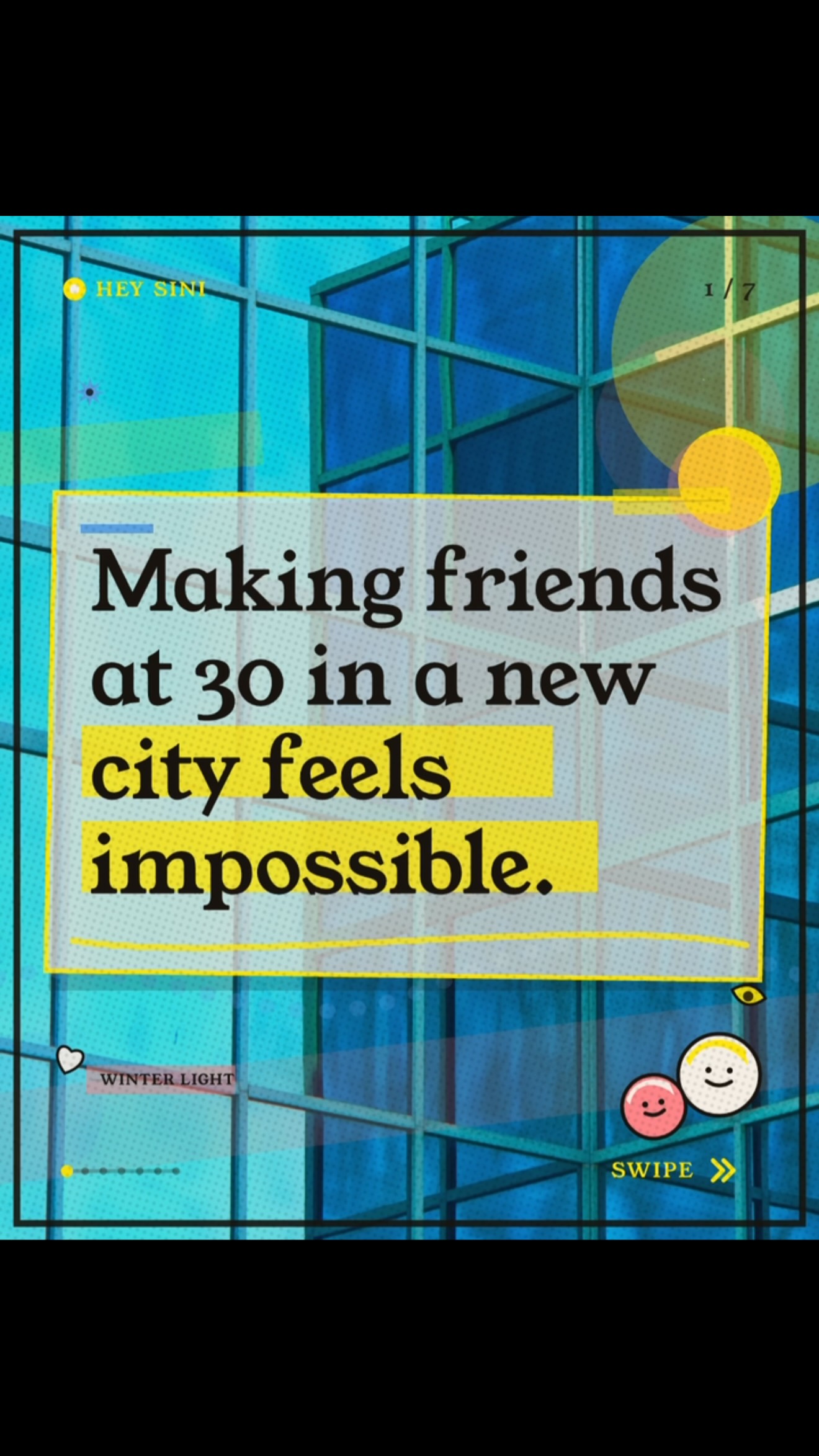 Winter in Melbourne means we retreat indoors, and that makes meeting people feel twice as hard. It is not that you are bad at making friends, it is just that mo