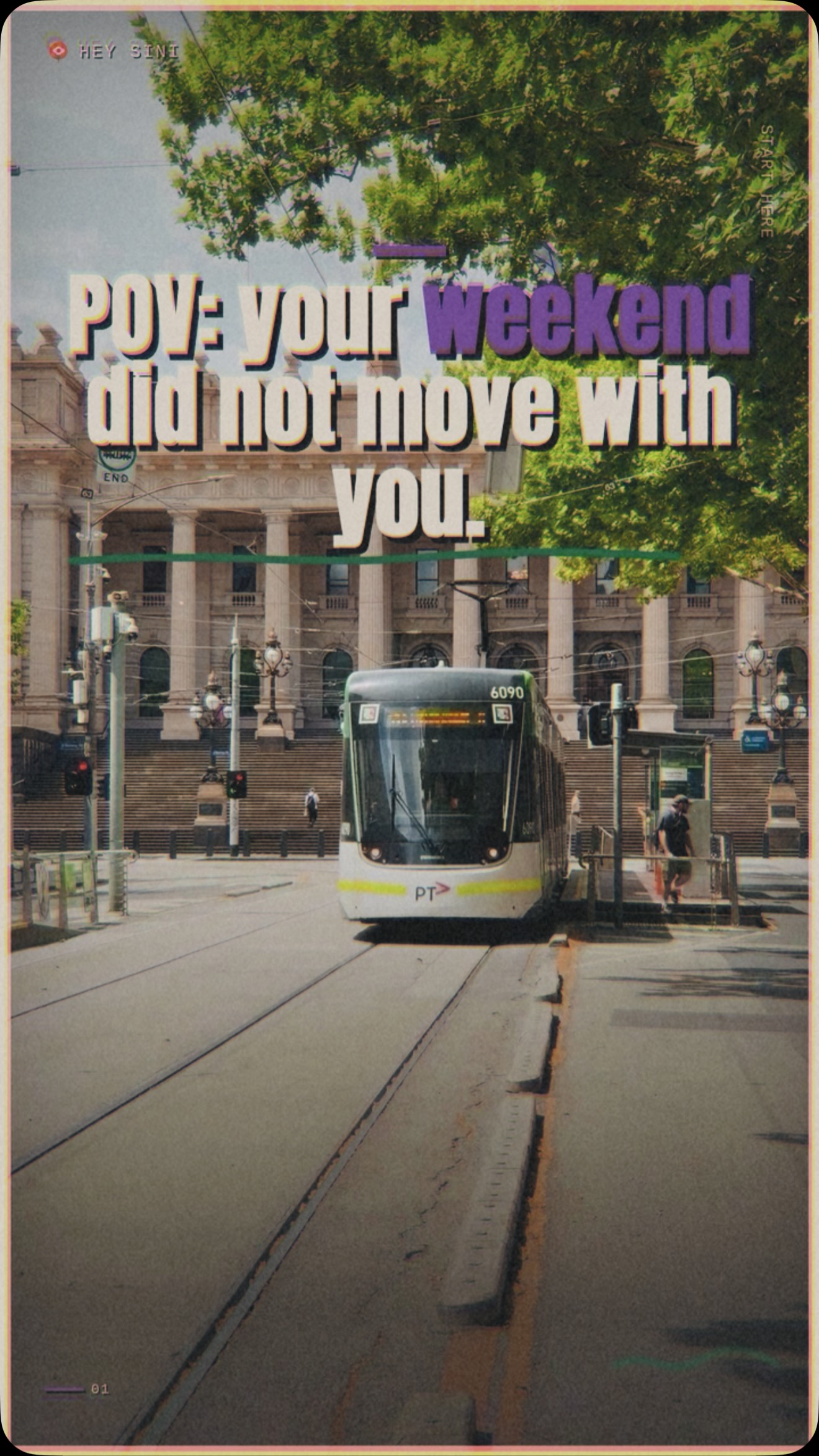 POV: you moved to Melbourne and your weekend did not move with you. The hardest part of a new city isn’t finding a flat or a coffee spot (everyone has a strong 